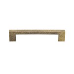 M Marcus Heritage Brass Cabinet Pull Metro Hammered Design 128mm Centre to Centre